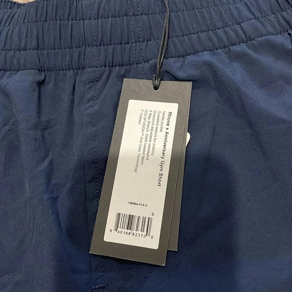 NWT!! Rhone - Anniversary Gym Shorts in Navy Blaze - Size Small - Picture 4 of 8